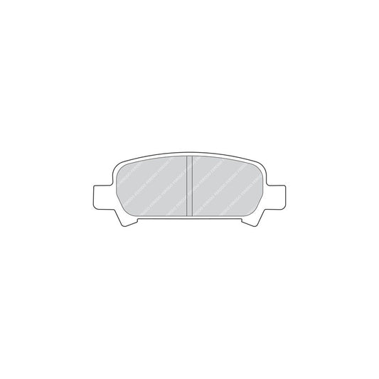 Ferodo Premier Fdb1333 Brake Pad Set With Acoustic Wear Warning Without Accessories