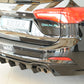 Rieger 00088240 Ford DEH Focus 4 Rear Diffuser for Original Twin Tailpipe RIght (Inc. Focus 4 ST) - Glossy Black