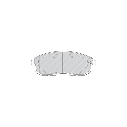 Ferodo Premier Fdb1559 Brake Pad Set With Acoustic Wear Warning Without Accessories