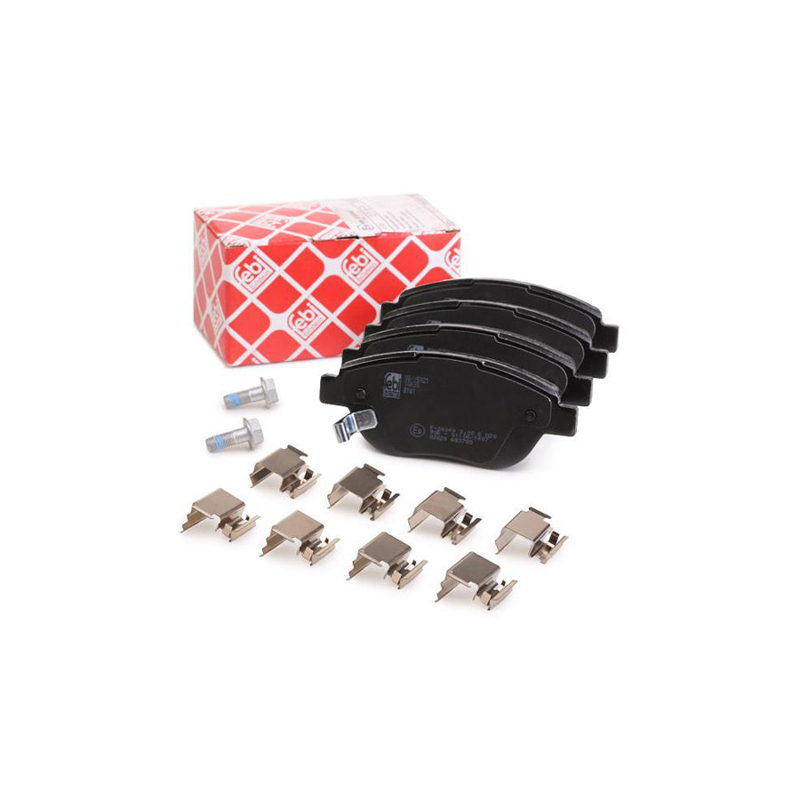 Febi Bilstein 16630 Brake Pad Set Front Axle With Acoustic Wear Warning With Attachment Material