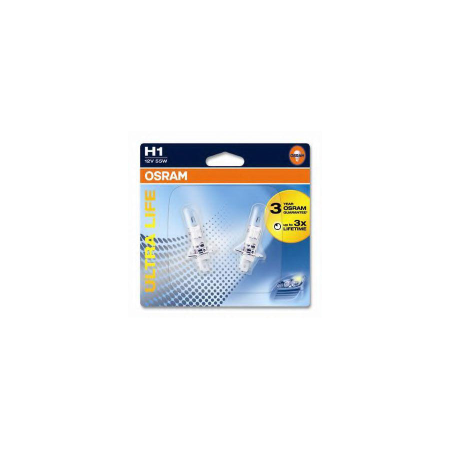 OSRAM ULTRA LIFE 64150ULT-02B Bulb, spotlight H1 12V 55W P14,5s 3200K Halogen