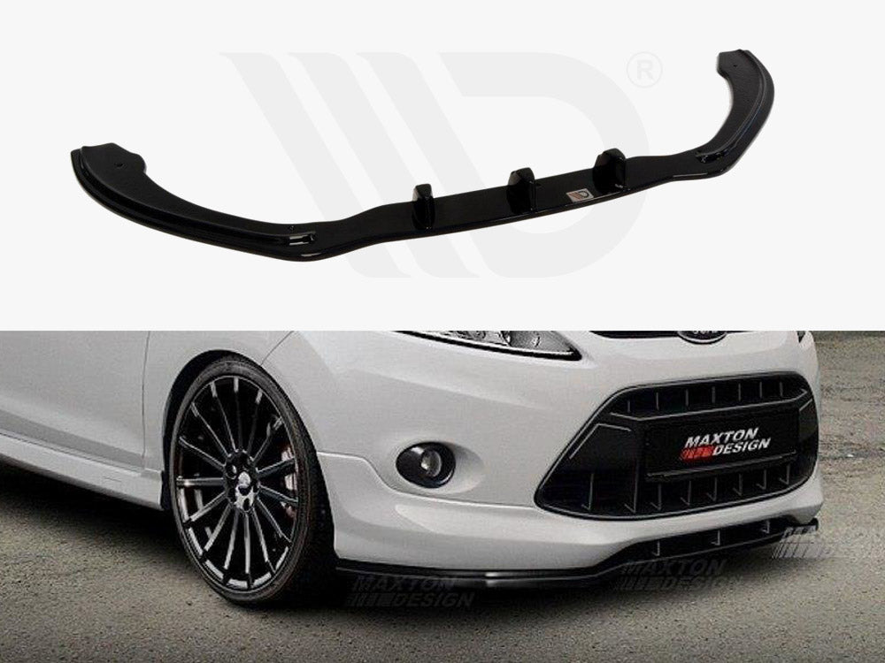 Maxton Design FO-FI-7-STLINE-FD1T Front Splitter for Ford Fiesta MK7 (for St-line / Zetec S) | Duco Car Parts UK Car Parts