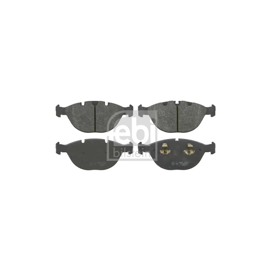 Febi Bilstein 16501 Brake Pad Set For Bmw X5 E53 Front Axle Prepared For Wear Indicator
