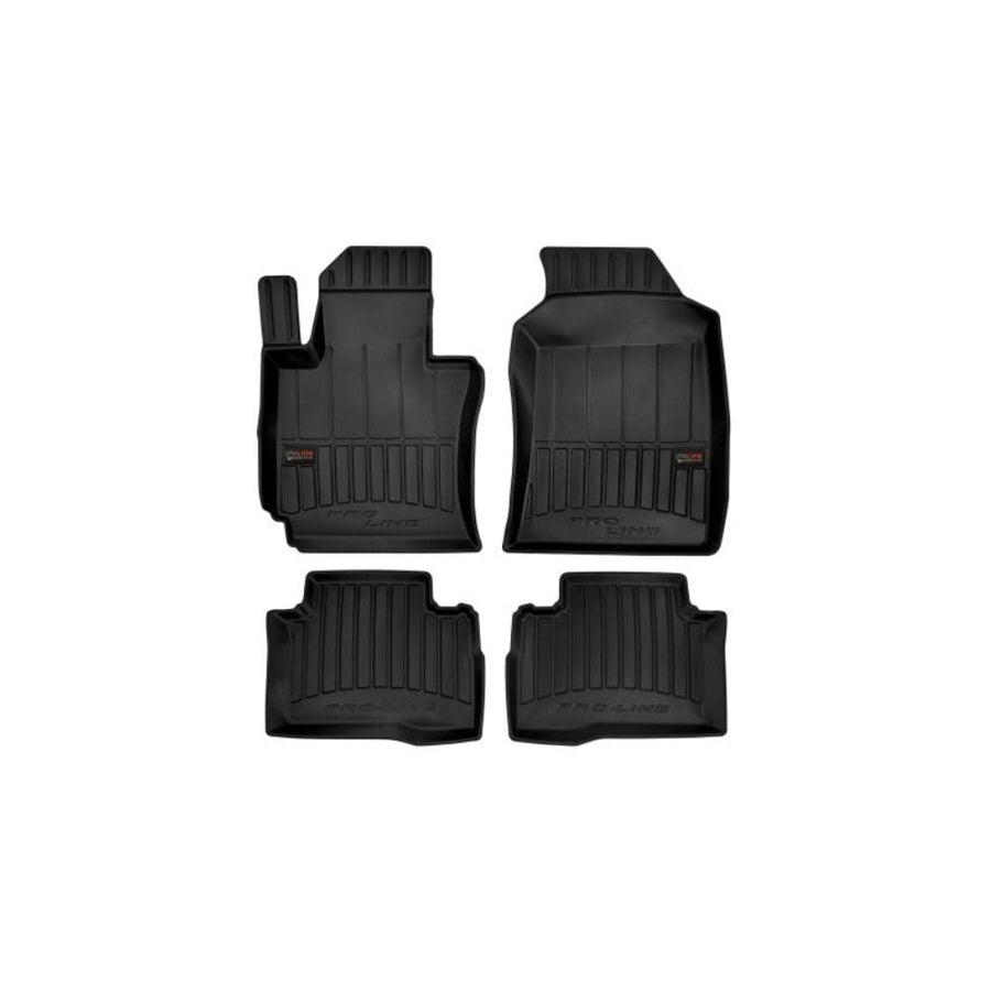 FROGUM Tailored 3D408951 Floor mat set for SSANGYONG Tivoli Off-Road Elastomer, Front and Rear, Quantity: 4, Black, (LHD)