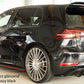 Rieger 00099370 VW MK7.5 Golf GTI Rear Diffuser for Original Tailpipe Left & RIght - Carbon-Look