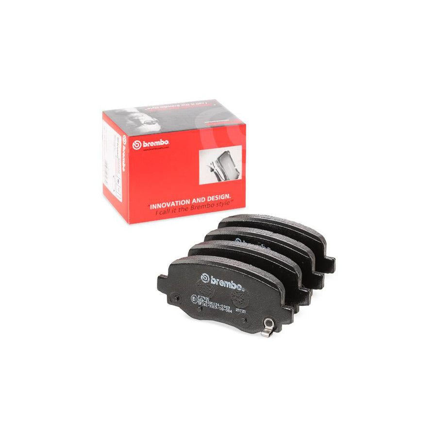 Brembo P 37 020 Brake Pad Set With Acoustic Wear Warning