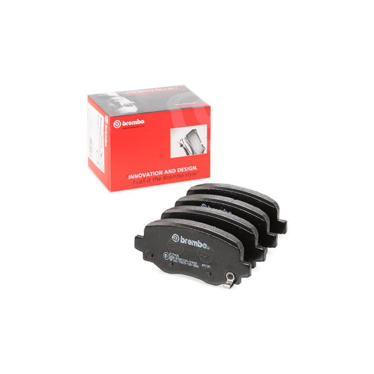 Brembo P 37 020 Brake Pad Set With Acoustic Wear Warning