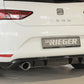 Rieger 00088090 SEAT 5F Leon Rear Diffuser