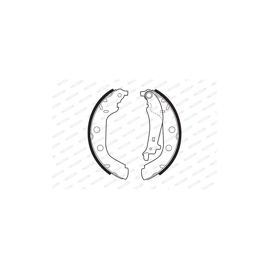 FERODO PREMIER FSB547 Brake Shoe Set for PEUGEOT 406
