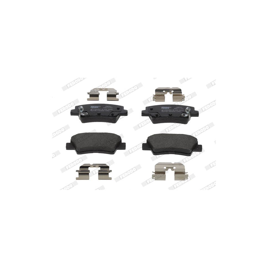 Ferodo Fdb5041 Brake Pad Set With Acoustic Wear Warning Without Accessories