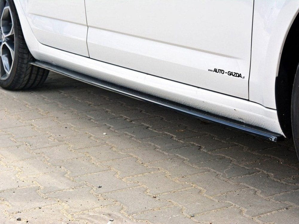 Maxton Design SK-OC-3/3F-RS-SD1T Side Skirts Diffusers Skoda Octavia Vrs MK3/ MK3.5 Hatchback/estate | Duco Car Parts UK Car Parts