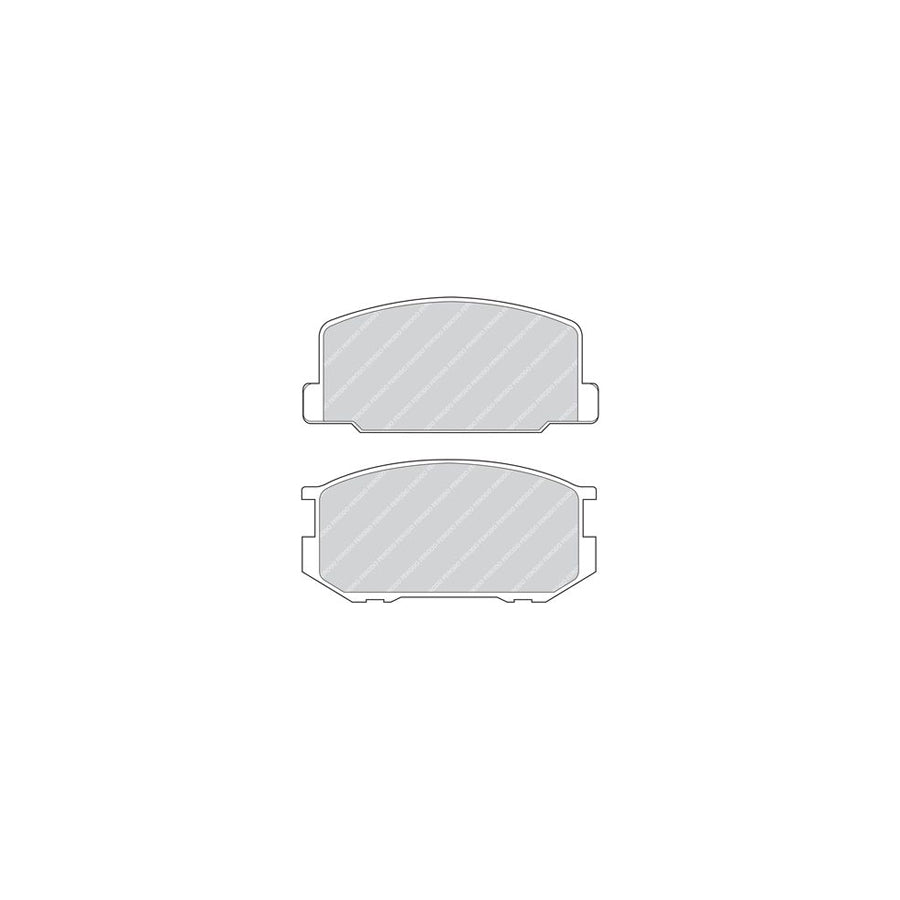 Ferodo Sl Fsl1782 Brake Pad Set Not Prepared For Wear Indicator With Brake Caliper Screws With Accessories