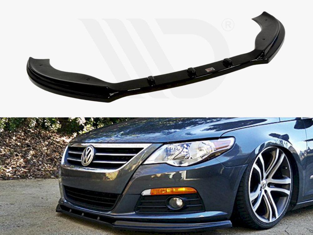 Maxton Design VW-PA-CC-FD1T Front Splitter VW Passat CC | Duco Car Parts UK Car Parts