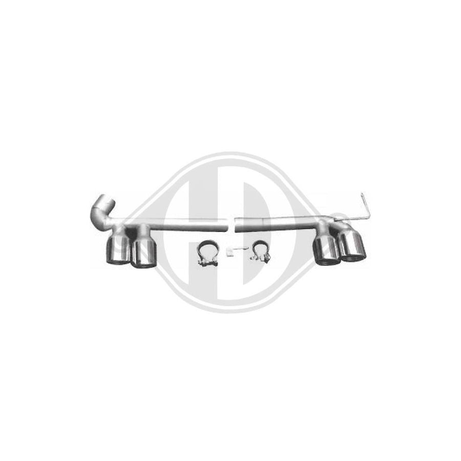 DIEDERICHS 4121700 Exhaust tip for BMW 3 Series Chrome
