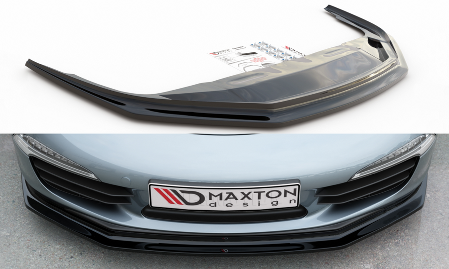 Maxton Design PO-911-991-FD2T+FD2RT Front Splitter V.2 Porsche 911 Carrera 991 | Duco Car Parts UK Car Parts