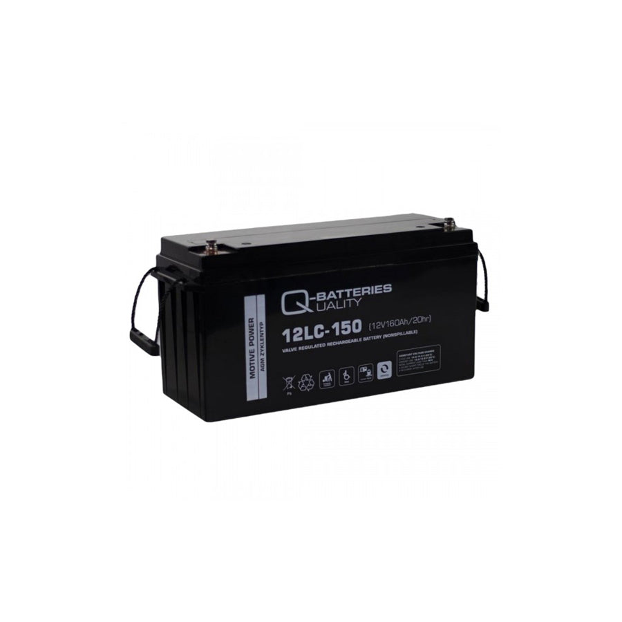 Q-Batteries 12LC150 / 12V 160Ah lead accumulator cycle type AGM Deep Cycle VRLA