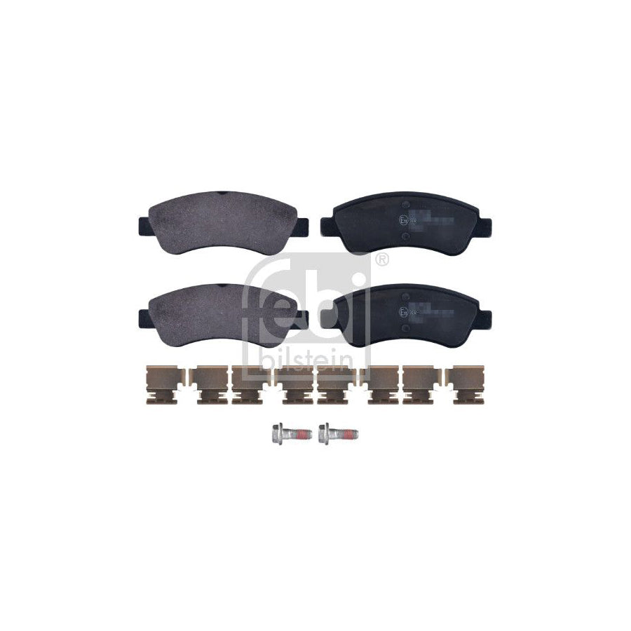 Febi Bilstein 16432 Brake Pad Set Front Axle Excl Wear Warning Contact With Attachment Material