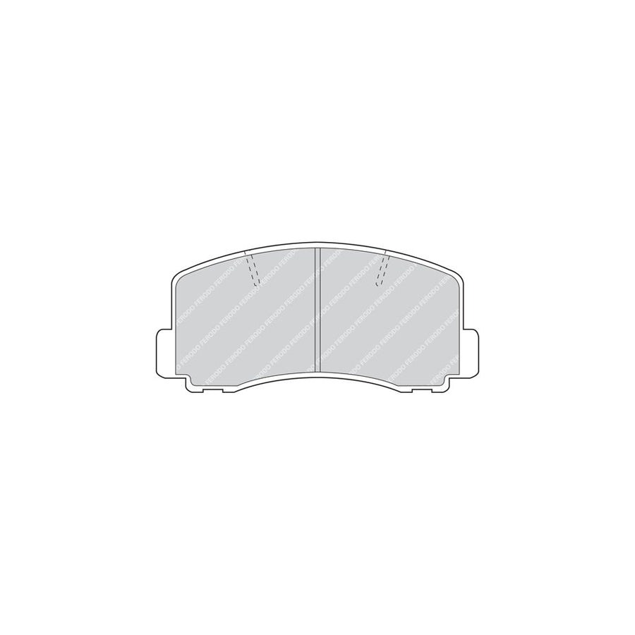 Ferodo Sl Fsl707 Brake Pad Set Not Prepared For Wear Indicator