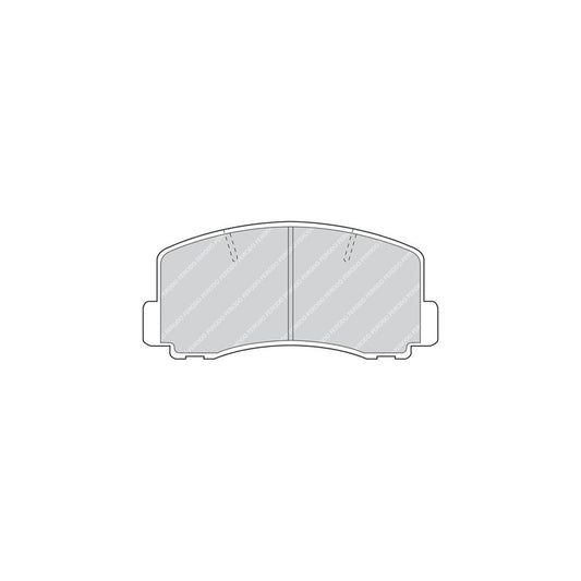 Ferodo Sl Fsl707 Brake Pad Set Not Prepared For Wear Indicator