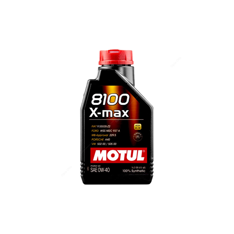 Motul 8100 X-Max 0w-40 Fully Synthetic Car Engine Oil 1l