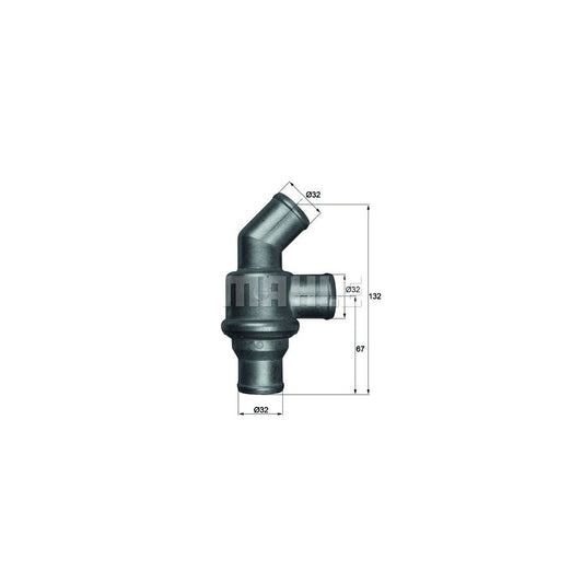 MAHLE ORIGINAL TI 10 92 Engine thermostat Opening Temperature: 92°C, with seal
