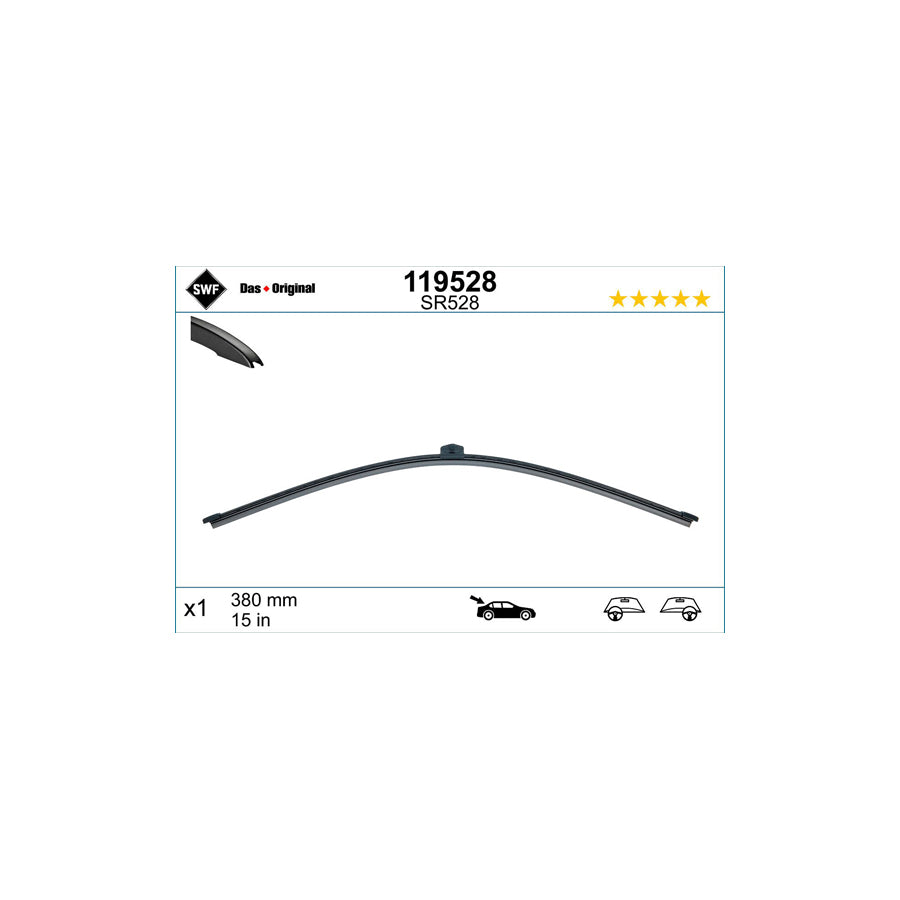 Swf Visioflex Rear 119528 Wiper Blade | Duco Car Parts UK Car Parts