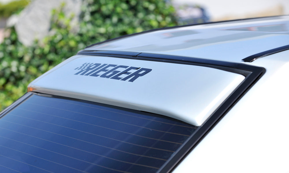 Rieger 00025043 Mercedes-Benz W201 190 Rear Window Cover -  Matte Black