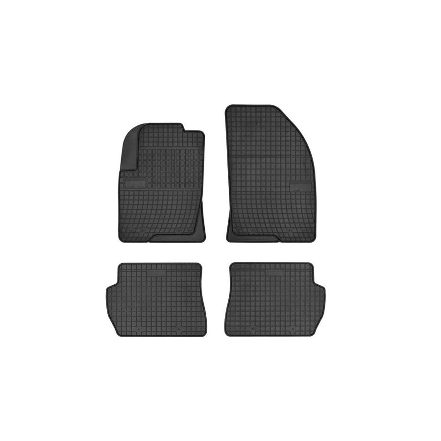 FROGUM Tailored 0313 Floor mat set Elastomer, Front and Rear, Quantity: 4, Black, (LHD)