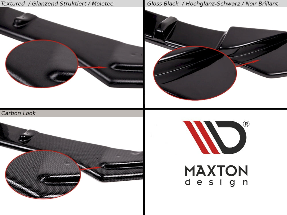 Maxton Design Ford Fiesta MK7 Front Splitter V.1