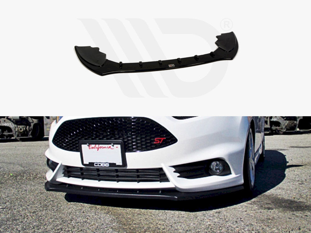Maxton Design FO-FI-7F-ST-FD1T Front Splitter V.1 Ford Fiesta MK7 | Duco Car Parts UK Car Parts