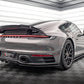 Maxton Design Porsche 911 Carrera 4S 992 Central Rear Splitter (with Vertical Bars)