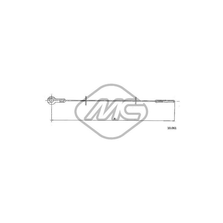 Metalcaucho 83780 Throttle Cable | Duco Car Parts UK Car Parts