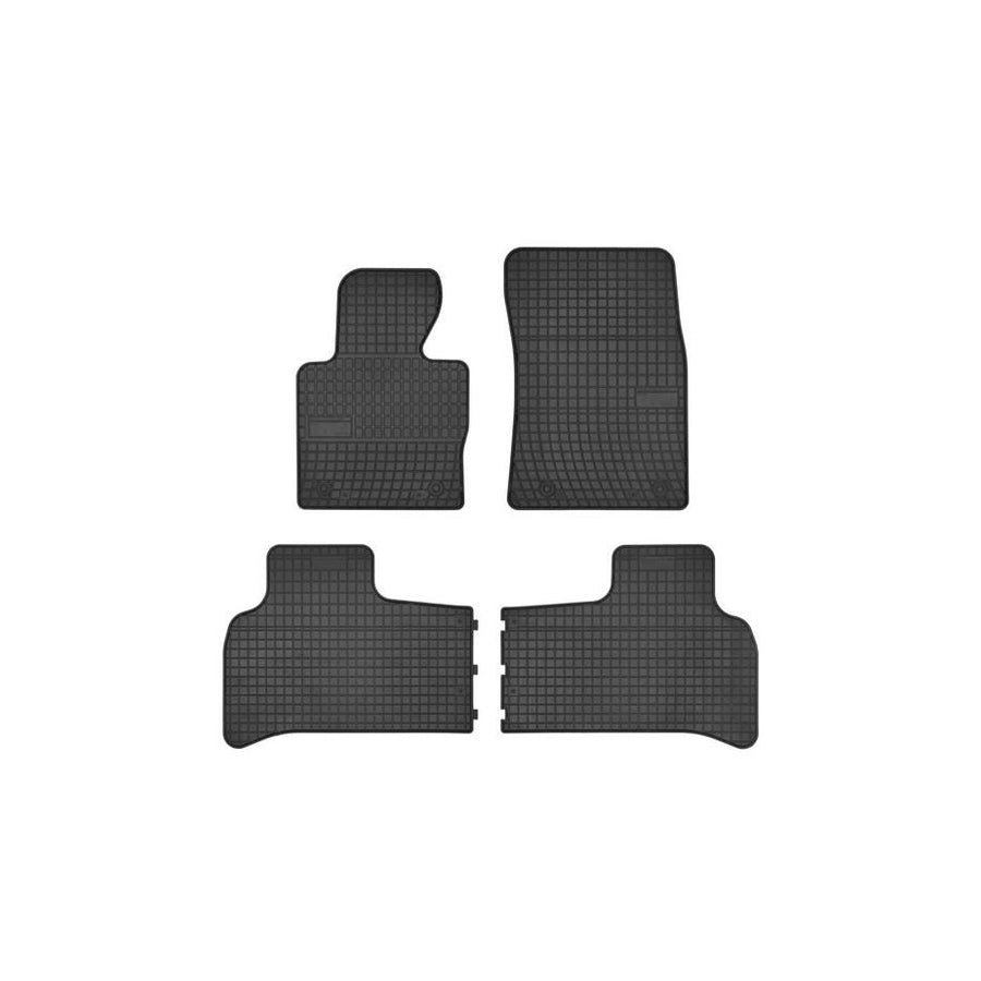FROGUM Tailored 547662 Floor mat set for LAND ROVER Range Rover III (L322) Elastomer, Front and Rear, Quantity: 4, Black, (LHD)