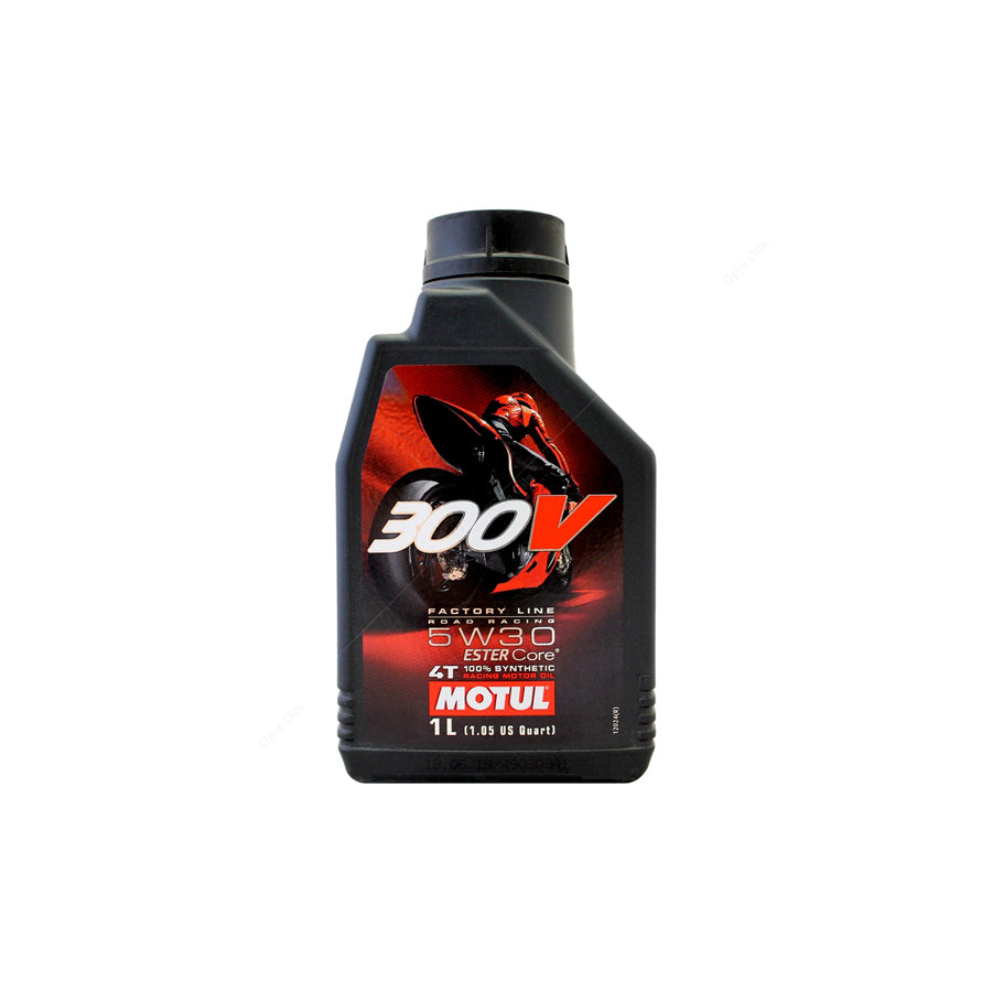 Motul 300V 4T Factory Line 5w-30 Ester Synthetic Racing Motorcycle Engine Oil 1l