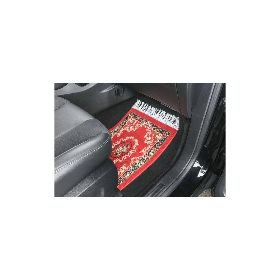 WALSER Universal fit 14812 Floor mat set PP (Polypropylene), Front, Quantity: 1, Red