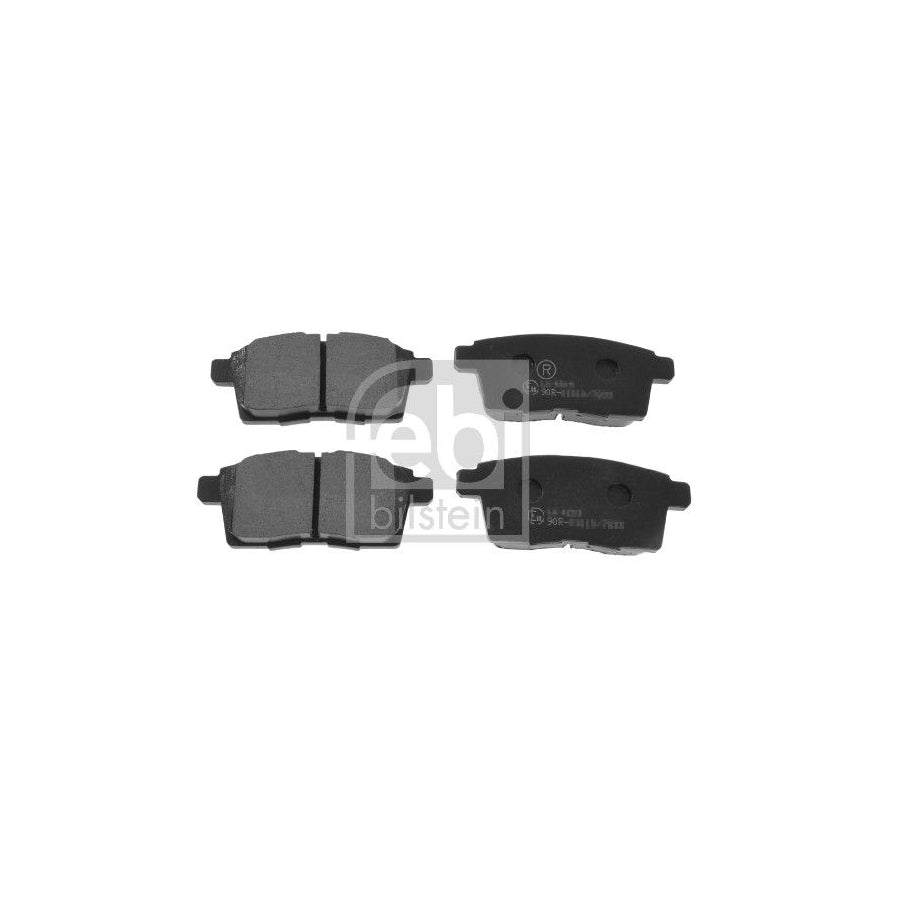 Febi Bilstein 116370 Brake Pad Set Rear Axle With Attachment Material