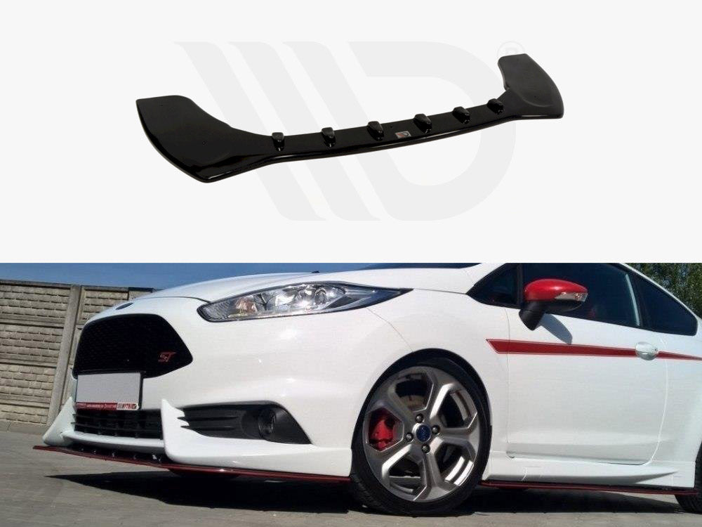 Maxton Design FO-FI-7F-ST-M-FD1T Front Splitter Ford Fiesta MK7 St | Duco Car Parts UK Car Parts