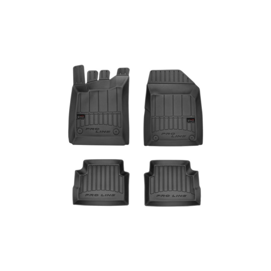FROGUM 3D407312 Floor mat set for OPEL Vectra C Saloon (Z02) Elastomer, Front and Rear, Quantity: 4, Black