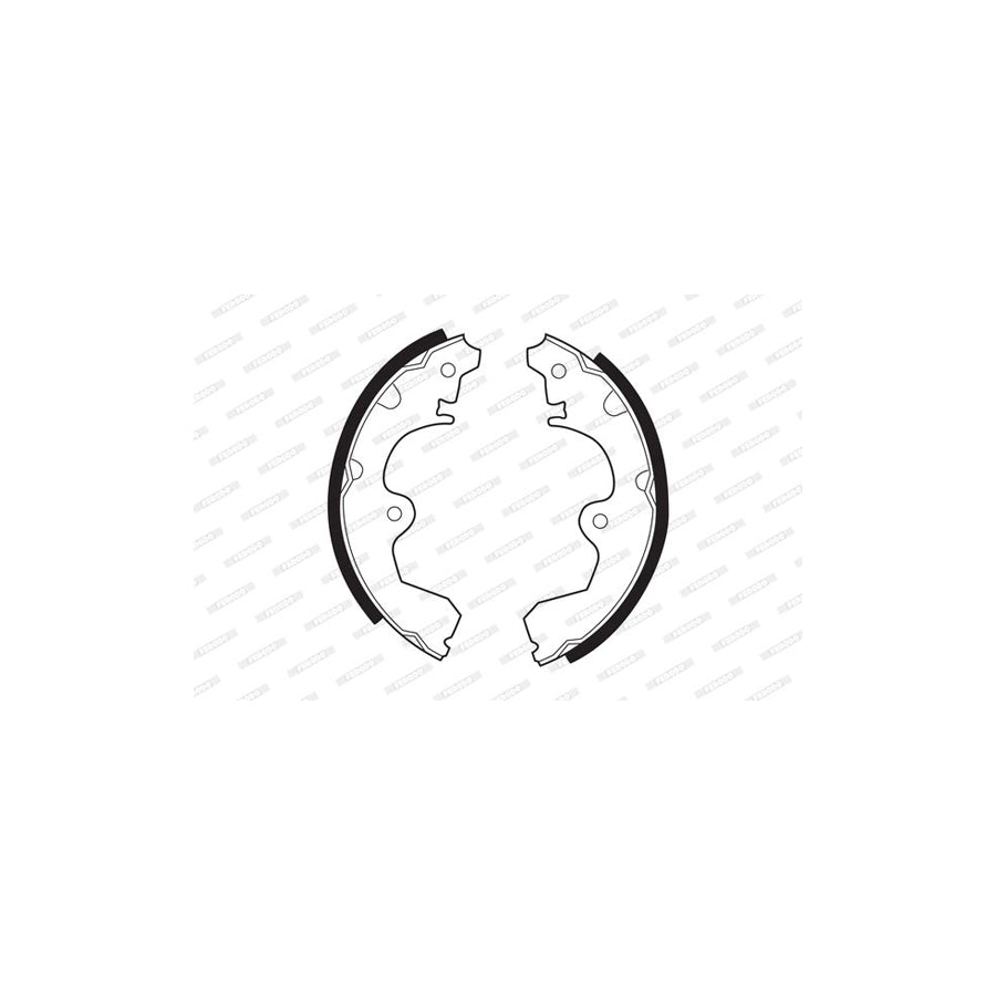 FERODO PREMIER FSB185 Brake Shoe Set for TOYOTA Tercel I Hatchback L10
