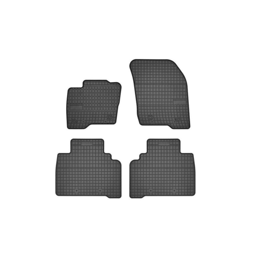 FROGUM Tailored 547037 Floor mat set for FORD S-Max Mk2 (CJ) Elastomer, Front and Rear, Quantity: 4, Black, (LHD)