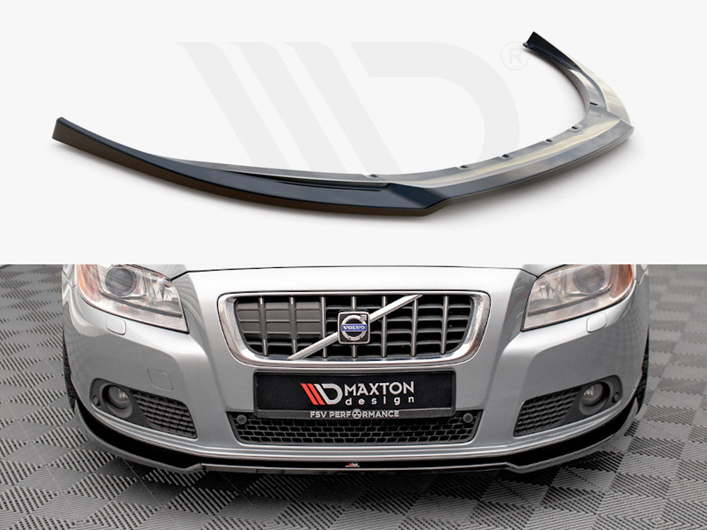 Maxton Design VO-V70-3-FD2T Front Splitter V.2 Volvo V70 MK3 (2007-2013) | Duco Car Parts UK Car Parts
