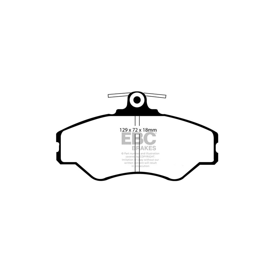 EBC DP1086 Hyundai Ultimax Front Brake Pads (Inc. H100, H150, H200) 2 | Duco Car Parts UK Car Parts