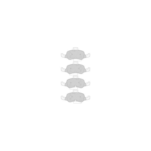 Ferodo Fdb4996 Brake Pad Set For Audi Tt Prepared For Wear Indicator Without Accessories