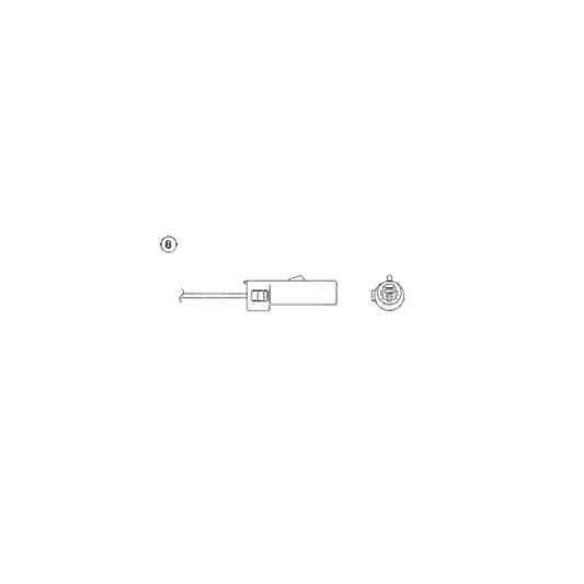 NTK Lambda Sensor / O2 Sensor (NGK 1940) - OZA25-KH1