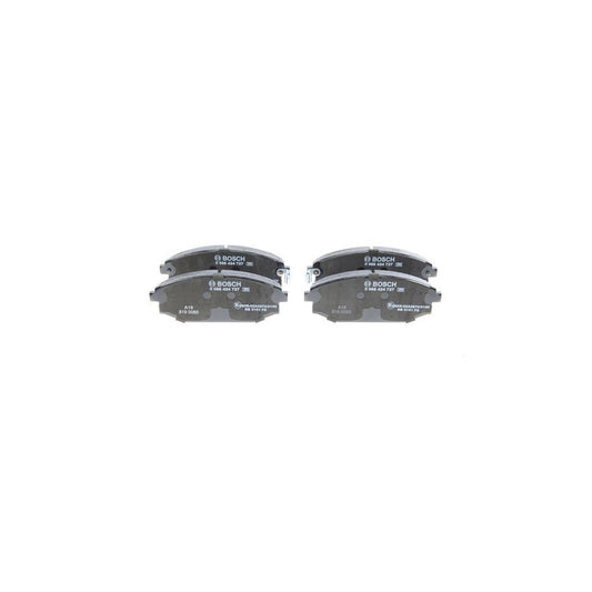 Bosch 0986424727 Brake Pad Set With Acoustic Wear Warning With Anti Squeak Plate BP438