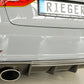 Rieger 00099369 Audi 8V Rear Diffuser for Sport Tailpipe Left & Right (A3 & S3) - Carbon-Look