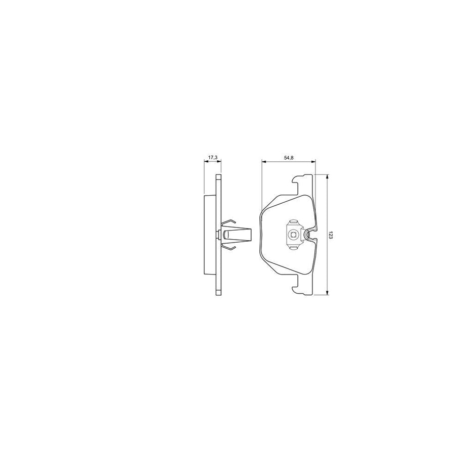 Bosch 0986424653 Brake Pad Set For Bmw 7 E65 E66 E67 Front Axle Rear Axle With Mounting Manual BP369