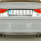 Rieger 00099369 Audi 8V Rear Diffuser for Sport Tailpipe Left & Right (A3 & S3) - Carbon-Look