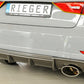 Rieger 00099369 Audi 8V Rear Diffuser for Sport Tailpipe Left & Right (A3 & S3) - Carbon-Look