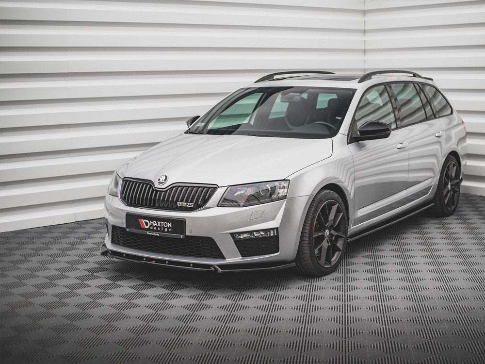 Maxton Design Skoda Octavia Rs MK3 (2013-2016) Front Splitter V.3